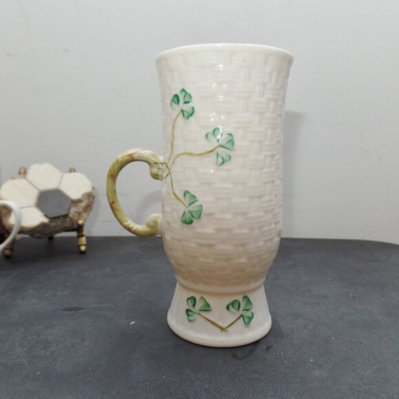 Share Belleek Classic Irish Coffee Mug - Picture 3 of 10